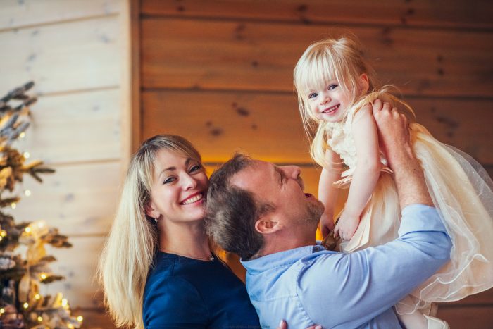 Weihnachtsfotoshootig für die Familie Schwarz. Foto 1