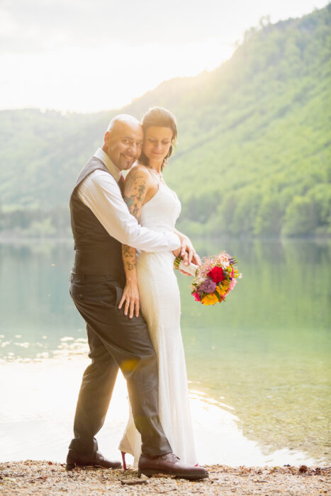 Свадебная фотосессия на озере. Desi и Bernhard. Свадебная фотография Linz, Oberösterreich. Фото 15