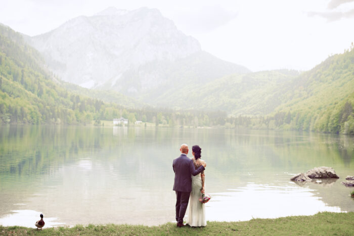 Свадебная фотосессия на озере. Desi и Bernhard. Свадебная фотография Linz, Oberösterreich. Фото 10
