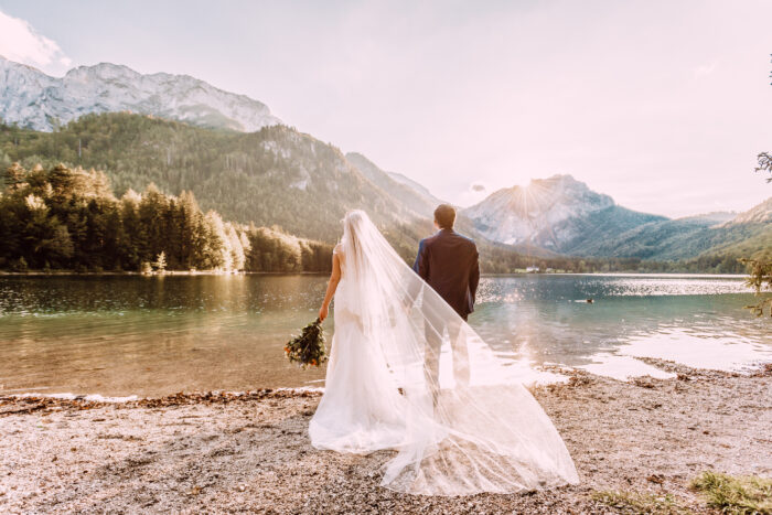 Свадебная фотосессия на озере. Верхняя Австрия. Фото 10