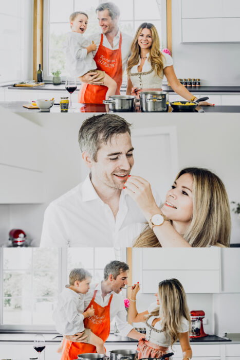 Familienfotos beim Kochen. Linz. Österreich. Foto 1