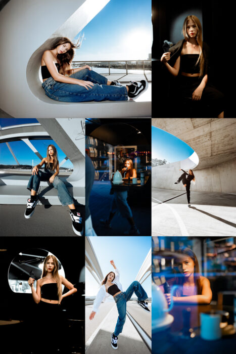 Streetlife - фотосессия. Рекламные фотографии для модельного агентства. Михи. Линц. Австрия. Фото 1