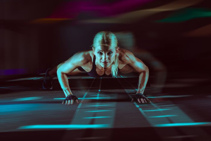 Push-up Training – Fitnessfotografie