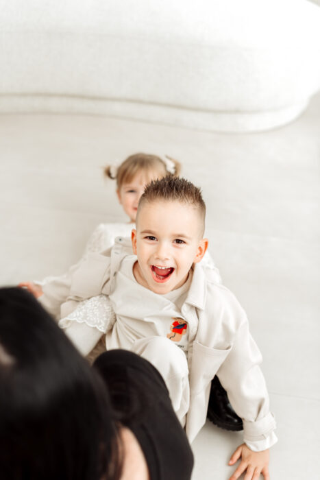 Weihnachts-Mini-Shooting – Geschwisterfoto