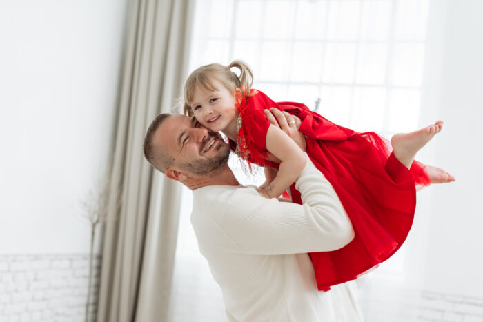 Weihnachts-Mini-Shooting – Vater und Tochter