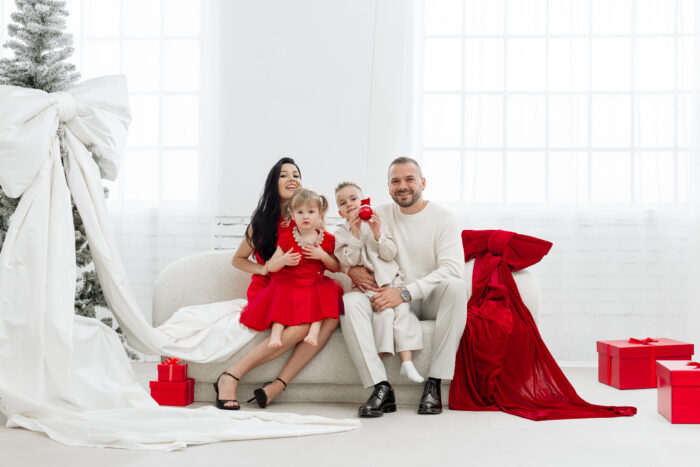 Weihnachts-Mini-Shooting – Familienporträt